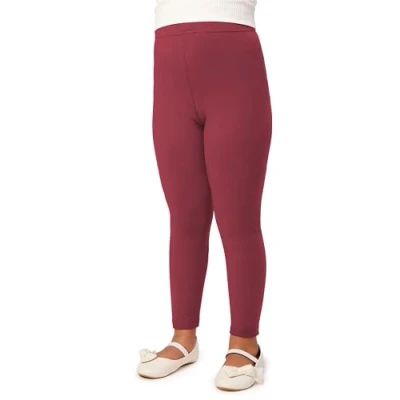 Abbildung von Merry Style Mädchen Lange Leggings aus Baumwolle MS10 225 (Weinrot, 122 cm)