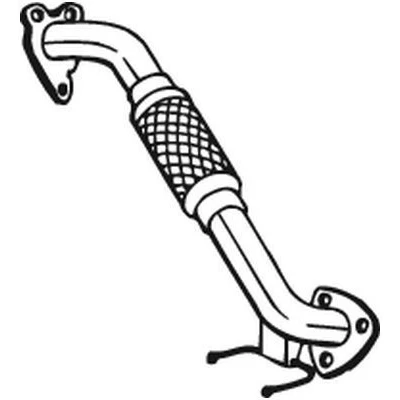 Abbildung von BOSAL 753 327 Abgasrohr FORD: Galaxy Mk1 MPV, VOLKSWAGEN: Sharan I, VAN, SEAT: Alhambra I