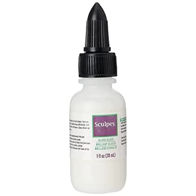 Abbildung von Polyform Sculpey Glaze Polymer Ton Zubehör, glänzend, 1 FL oz (30 mL), 30