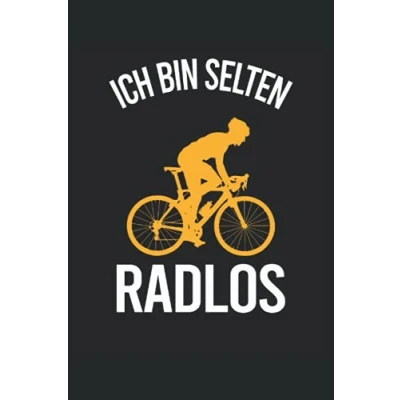 Abbildung von ICH BIN SELTEN RADLOS: Notizbuch mit 120 linierten Seiten DIN A5