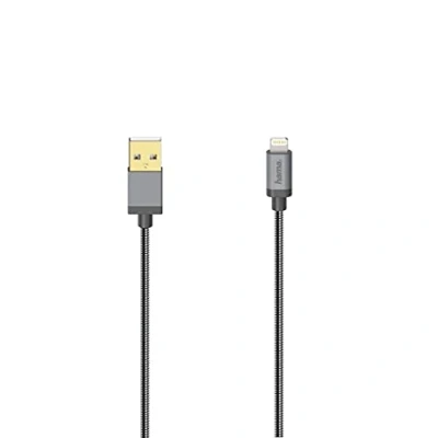 Abbildung von Hama USB Kabel für iPhone/iPad mit Lightning Connector, 2.0, Metall, 0,75 m