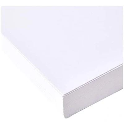 Abbildung von Weiße A6 Karte, Postkarte, blanko, Kunst, Basteln, dicker Karton, 50 Blatt, 300 g/m²
