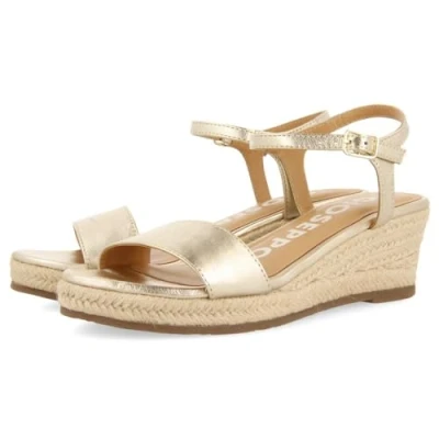 Abbildung von GIOSEPPO Damen Yalaha Espadrilles, Platinfarben, 40 EU