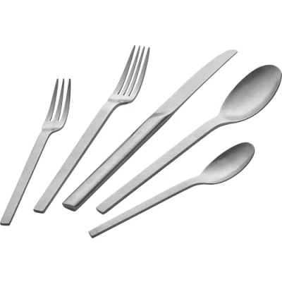Abbildung von ZWILLING 1027164 Minimale Besteckset, 30 TLG, für 6 Personen, 18/10 Edelstahl, Essbesteck im Vintage Design, gehämmert, spülmaschinengeeignet, Silber