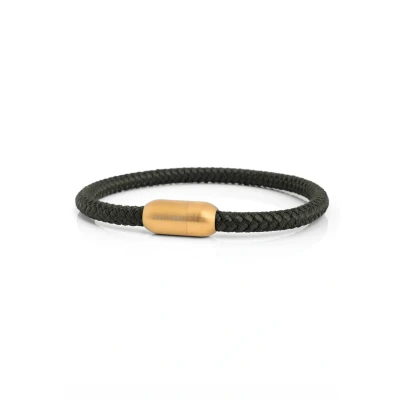 Abbildung von Akitsune Silva Armband, Herren, Größe: 20cm, Gold green