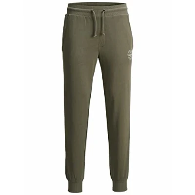 Abbildung von JACK &amp; JONES Herren Jjigordon Jjshark Sweat Pants at Noos Trainingshose, Dusty Olive, XL EU