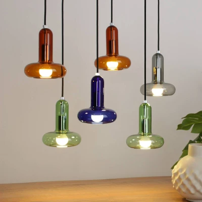 Abbildung von ECO LIGHT Pendelleuchte »Perseus«, 6 flammig, Leuchtmittel E14 ohne