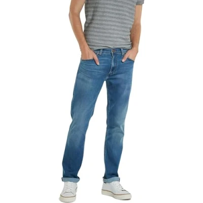 Abbildung von Wrangler Greensboro Jeans Slim Fit, Herren, Größe: 36x34, Bright stroke