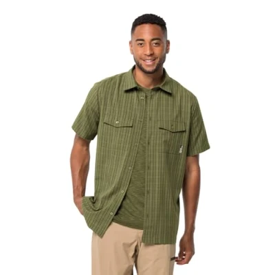 Abbildung von Jack Wolfskin Thompson Hemd, Herren, Größe: Small, Bay leaf check