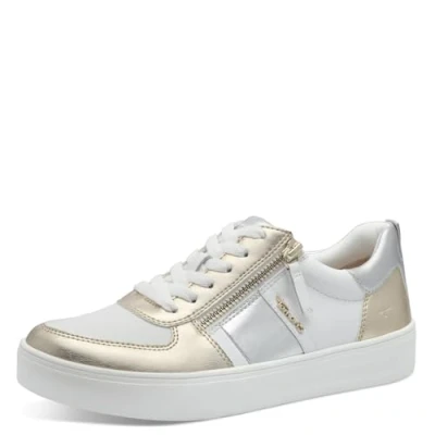 Abbildung von Tamaris Sneaker low, Damen, Größe: 36, Gold silver Schuhe