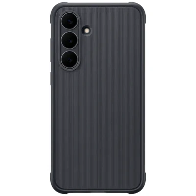 Abbildung von Samsung Galaxy S25 FE Hülle Silikon Original Backcover Handyhülle Schwarz