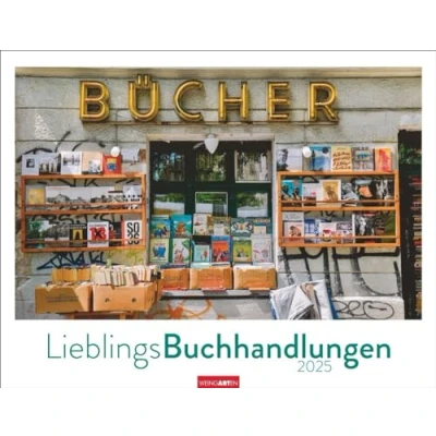 Abbildung von Lieblings Buchhandlungen Kalender 2025: Fotokalender mit Aufnahmen der schönsten Buchhandlungen. Großartiges Geschenk für Buchliebhaber! Jahres Wandkalender 2025 im Format 34 x 44 cm.