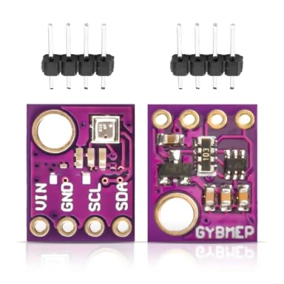 Abbildung von Diymore 2 Stücke GY BME280 High Precision Digital Sensor barometrischer Druck Temperatur Luftfeuchtigkeit und Luftdruck Modul Board für DIY I2 C SPI 5V