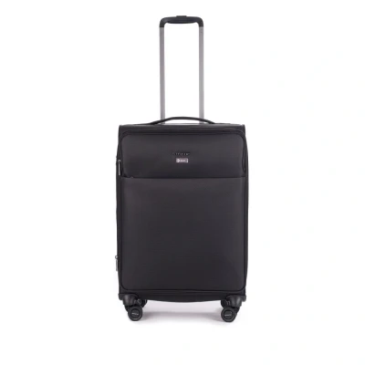 Abbildung von Stratic Light+ Koffer M black mit 4 Rollen Weichgepäck