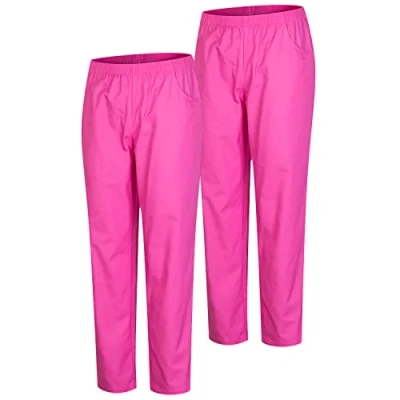 Abbildung von MISEMIYA Packung 2 Stück Unisex SANITÄRHOSE MEDIZINISCHE Uniformen SANITÄR Arbeitshose Ref. 8312 * Medium, Fuchsia 21