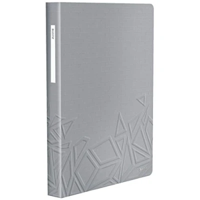 Abbildung von Leitz Urban Chic Sichtbuch in A4 Format, 80 Klarsichthüllen für 160 Blatt, Grau, 46520088