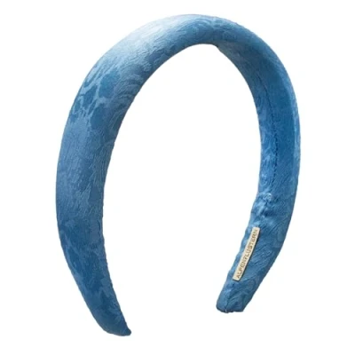 Abbildung von Alpenflüstern Trachten Haarreif Jaquard Damen Haarschmuck, Haarband rutschfest fürs Dirndl (hell blau) ADV152