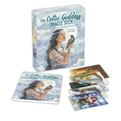 Abbildung von The Celtic Goddess Oracle Deck: Includes 52 Cards and a 128 Page Illustrated Book
