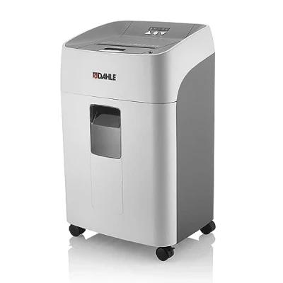 Abbildung von Dahle ShredMATIC 300 P4 Aktenvernichter Autofeed (300 Blatt, Partikelschnitt, öl und wartungsfrei, Automatischer Papiereinzug) grau
