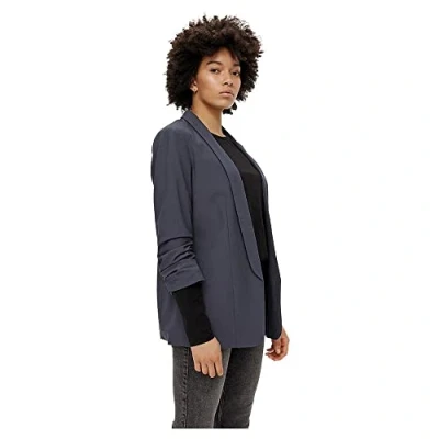 Abbildung von Pieces Pcbosella 3/4 Blazer, Damen, Größe: XXL, Blue