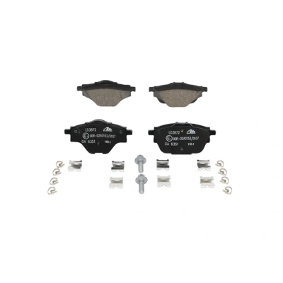 Abbildung von ATE Ceramic 13.0470 3872.2 Bremsbelagsatz PEUGEOT: 3008 II Off Road, 308 SW 2, Hatchback, CITROËN: C5 Aircross, Grand C4 Spacetourer