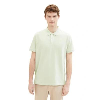 Abbildung von TOM Tailor Kurzarm MIT LOGO Stickerei Poloshirt, Herren, Größe: 3XL, Tender sea green
