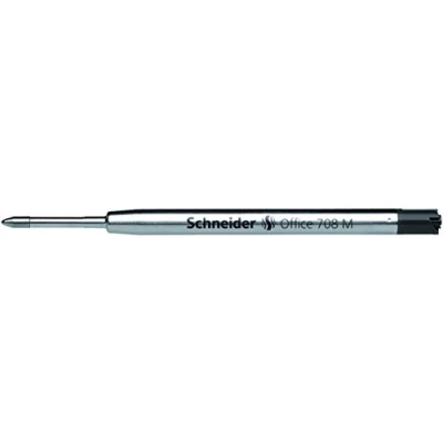 Abbildung von Schneider Schreibgeräte Kugelschreibermine Office 708, dokumentecht, M, schwarz