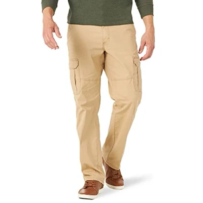 Abbildung von Wrangler Authentics Herren Relaxed Fit Stretch Cargo Pant Lässige Hose, Travertin Ripstop, 40W / 29L