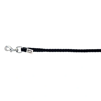 Abbildung von Eskadron Führstrick Classic Nickel Karabinerhaken Schwarz