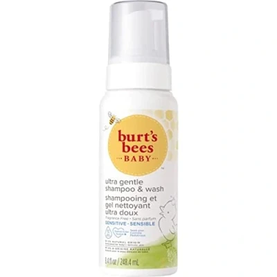 Abbildung von Burt’s Bees Baby Shampoo und Duschgel für empfindliche Haut, ultra sanft, parfümfrei, 248,4 ml