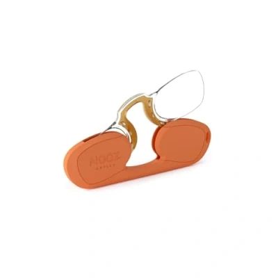 Abbildung von Nooz Bügellose Lesebrille Unisex Orange +3 Rechteckig Immer griffbereit