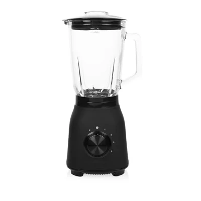 Abbildung von Princess Standmixer Black Steel 4 Geschwindigkeitsstufen, Impuls Funktion, 6 Klingen, 1000 Watt, 1,5 Liter Glas Krug, Schwarz, Edelstahl 01.212092.01.001