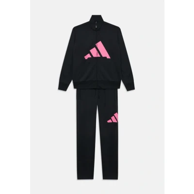 Abbildung von adidas Performance Junior SET Unisex Trainingsanzug für Kinder, Größe: 152, Black/pink fusion