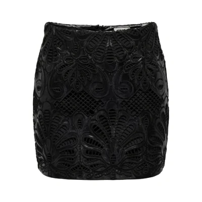Abbildung von ONLY Onlsima Skirt Minirock black, Damen, Größe: Small, Black