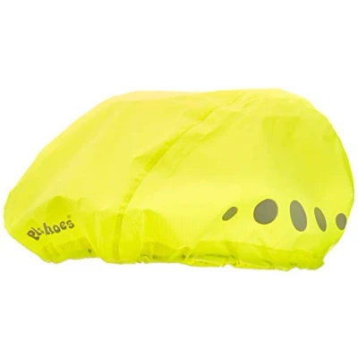 Abbildung von Playshoes Unisex Kinder Regenschutz Für Fahrradhelme Wasserdichter Regenüberzug Helm Überzug, Neongelb, S EU