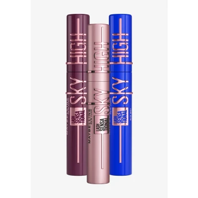 Abbildung von Maybelline New York LASH Sensational SKY HIGH SET Makeup Set, Damen, Größe: One Size, Very black, blue mist, burgundy haze