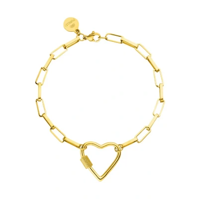 Abbildung von Purelei Palekana Heart Armband goldcoloured, Damen, Größe: One Size, Gold coloured
