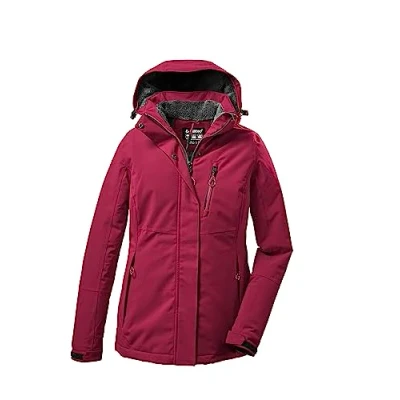 Abbildung von killtec Damen Funktionsjacke/Winterjacke mit abzippbarer Kapuze KOW 140 WMN JCKT, dunkel himbeere, 38, 37411 000