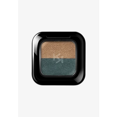 Abbildung von KIKO Milano Bright Duo Eyeshadow 15, Lidschatten mit Farbfreigabe, satte und intensive Farben