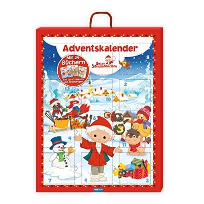 Abbildung von Trötsch Unser Sandmännchen und seine Freunde Adventskalender mit 24 Minibüchern: Weihnachtskalender Bildkalender Türchenkalender