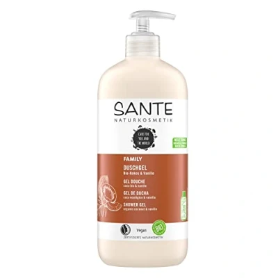 Abbildung von SANTE Naturkosmetik Pflegendes Duschgel Mit exotischem Duft, Duschpflege für geschmeidige Haut in Familiengröße, Bio Kokosnuss und Aloe Vera, Family , 1 x 950 ml