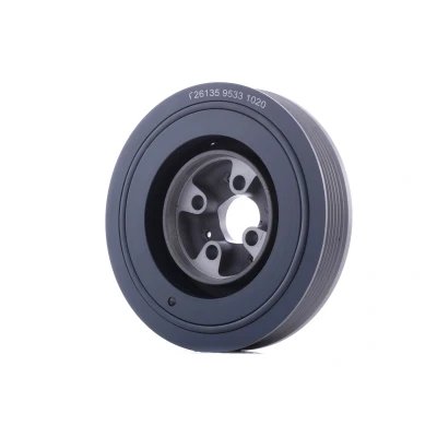 Abbildung von FEBI BILSTEIN 26135 Kurbelwellenriemenscheibe 6PK 160 5 für Kurbelwelle VOLKSWAGEN: Transporter 4 Bus, 4, GOLF 3 Variant
