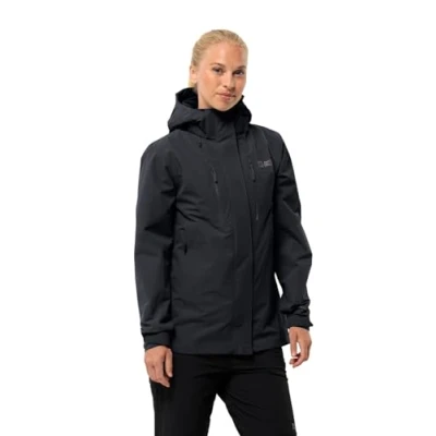 Abbildung von Jack Wolfskin Damen Jasper 2l Jkt W, Schwarz, M EU