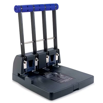 Abbildung von Rapesco PF4000A1 4400 4 fach Kraftlocher, 150 Blatt Stanzkapazität, Schwarz/Violett