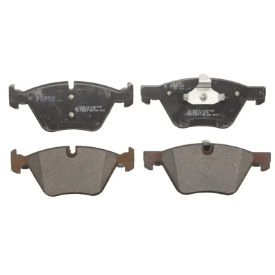 Abbildung von BOSCH 0 986 494 118 Bremsbelagsatz Low Metallic mit Anti Quietsch Blech, Kolbenclip BMW: 5 Saloon, 3 Touring kfzteile, mister auto, atp