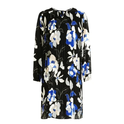 Abbildung von Betty Barclay Plissee Freizeitkleid, Damen, Größe: 38, Schwarz blau
