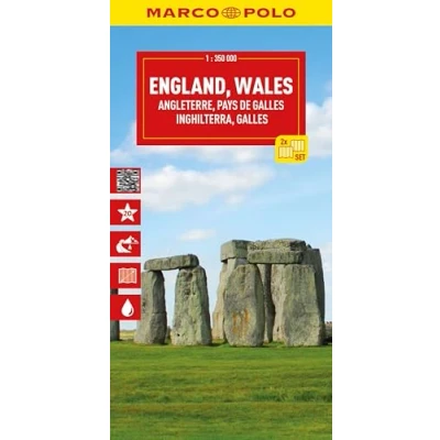 Abbildung von MARCO Polo Reisekarte England, Wales (2 Karten Set) 1:350.000: wegenkaart 1:350.000 (Marco Wegenkaart)