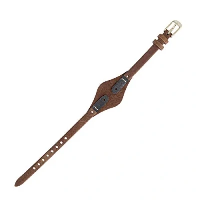 Abbildung von Fossil Uhrenarmband 08mm Leder Braun ES 3264 LB ES3264
