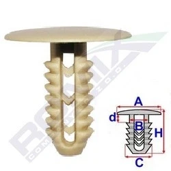 Abbildung von ROMIX C60525 Clip, Zier /Schutzleiste