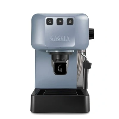 Abbildung von Gaggia EG2109 Grey Manuelle Espressomaschine, gemahlen oder Pads, POD System für cremige Espressos mit automatische Vorbrühung, 15 bar, Modell 2023, 100% Made in Italy